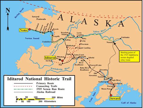 Trail Map Iditarod Historic Trail Alliance