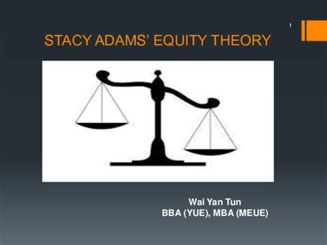 Ppt Stacy Adams Equity Theory