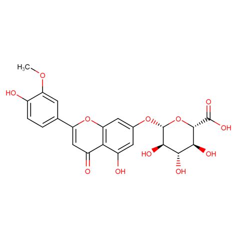 35110 20 4 香叶木素 7 O Β D 葡萄糖醛酸苷 Cas号35110 20 4分子式、结构式、msds、熔点、沸点