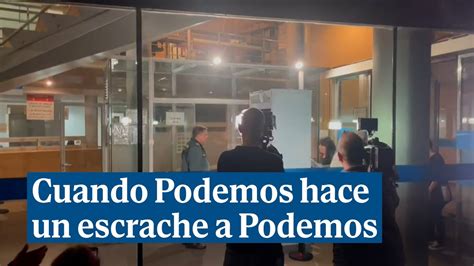 Cuando Podemos hace un escrache a Podemos el lío del partido en