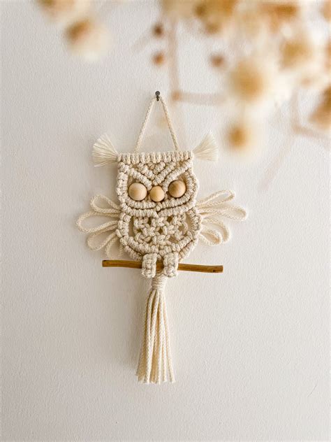 Kit Diy B B Hibou En Macram Fait Main Dans Le Sud Ouest