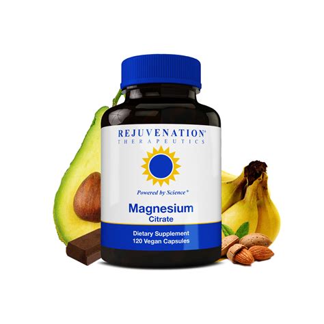 Magnesium Citrate 128mg, 120 Vegan Capsules - Rejuvenation Therapeutics ...