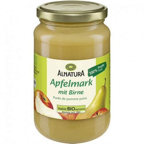 Alnatura purée de pomme poire bio 360g