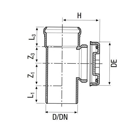 Racor De Inspección Con Tapón Redondo Valsir Silere enchufable D110mm