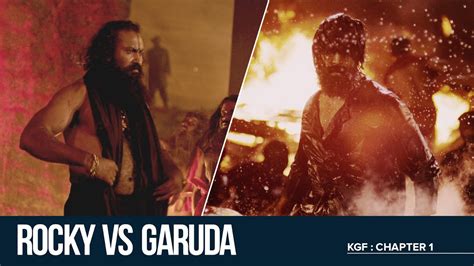 Rocky Vs Garuda | KGF Chapter 1 | Yash | Ramachandra Raju | Prashanth ...