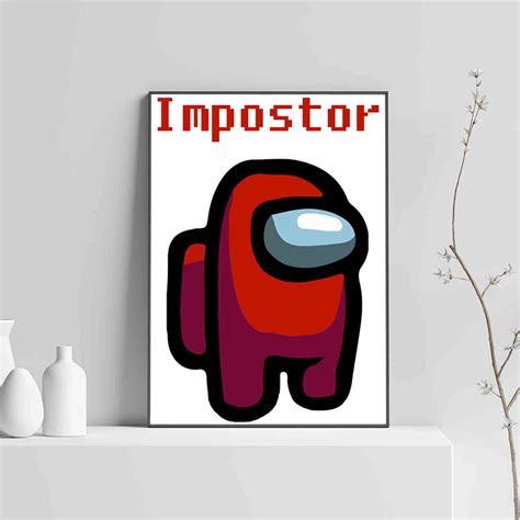 Among Us Red Impostor Posters