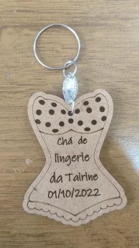 400 Chaveiros Mdf Chá De Lingerie Nomeado Modelo Parcelamento sem juros
