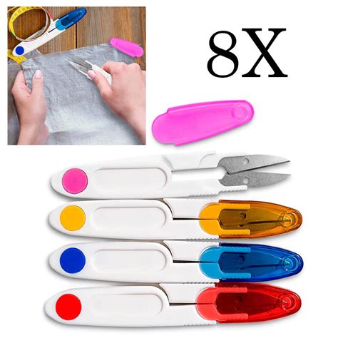 8 Pcs Embroidery Craft Sewing Snips Thread Cutter Scissors Nipper Thrum