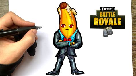 TUTO DESSIN BANANE AGENT FORTNITE YouTube