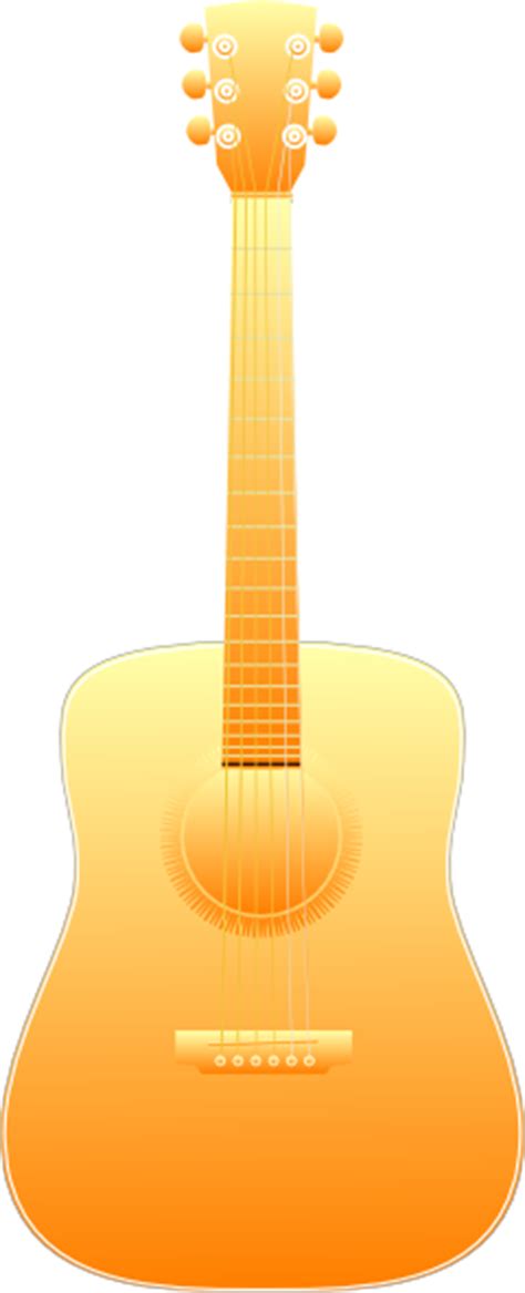 Golden Guitar Clip Art At Vector Clip Art Online Royalty