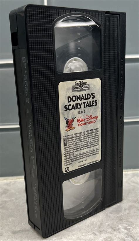 Walt Disney Cartoon Classics V 13 Donalds Scary Tales Vhs 1992 Thrills