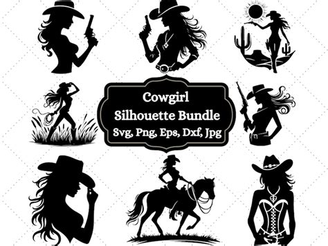 Cowgirl Svg Png Bundle Cowgirl Hat Svg Cowgirls Svg Bundle Cowgirl