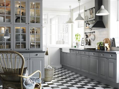 Ikea Dark Grey Kitchen Cabinets Etexlasto Kitchen Ideas