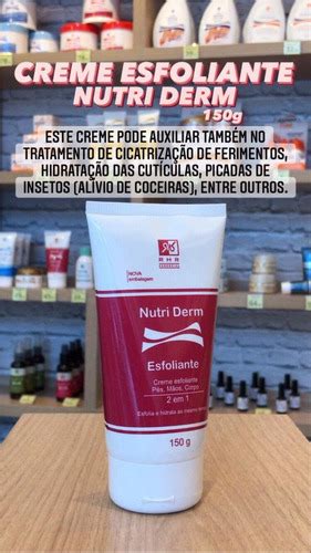 Esfoliante Nutri Derm 100g Rhr Remove Pele Envelhecida MercadoLivre