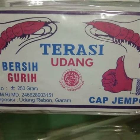 Jual Terasi Udang Cap Jempol Khas Cirebon Shopee Indonesia