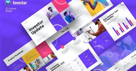 Investor update pitch Deck Template, Presentation Templates - Envato ...