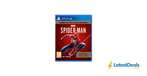 Marvels Spider Man Game Of The Year Edition Ps4 Game £1799 At Argos