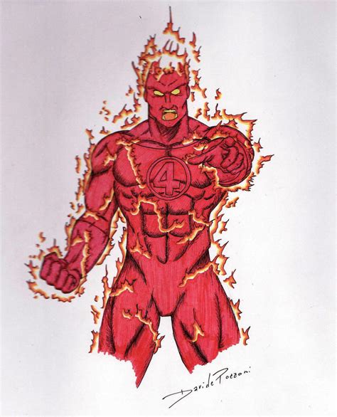 Johnny Storm Human Torch by David4Pozzo on DeviantArt