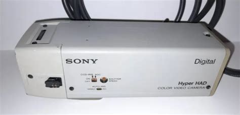 SONY HYPER SSC DC38P HAD Microscope C Mount Color Video Camera 220 240V