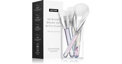 Notino Spa Collection Skincare Brush Set With Stand Skincare Brush Set