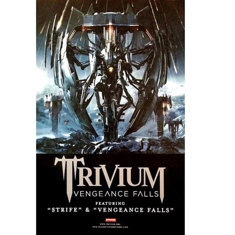 Trivium Vengeance Falls Ltd Ed New Rare Tour Poster Reverb