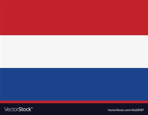 Dutch flag icon of the netherlands Royalty Free Vector Image