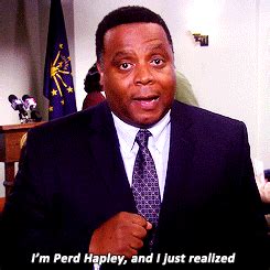 Parks And Rec S Perd Hapley Is A Recurring Newsreader In Everything