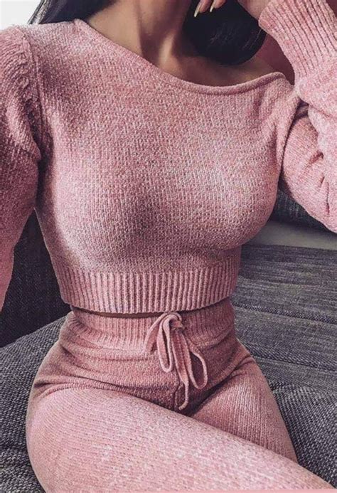 Pin By ••🦋sofiα κyαrα🦋•• On Cozy ωεαr Sweater Two Piece Set Pants