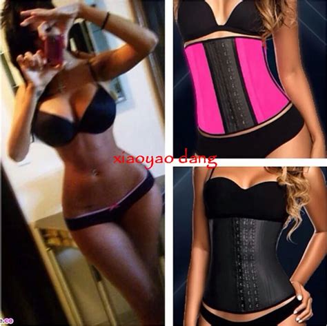 Latex Waist Trainer Corset 100 Rubber Waist Corset Chest Binder Xs