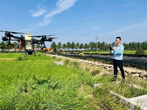 职业教育助力乡村振兴系列报道之一 乡村振兴高职生搭无人机起飞