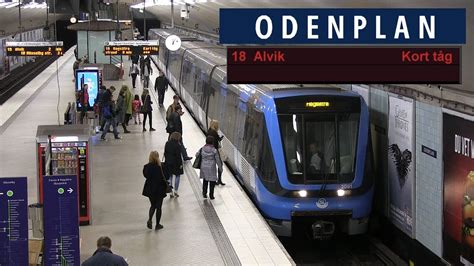 Odenplans tunnelbanestation Stockholms Tunnelbana 2014 - YouTube