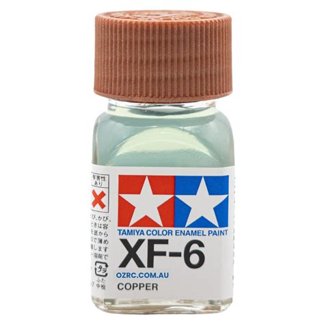 Tamiya Enamel Paint Xf 6 Flat Copper 10ml 80306 Ozrc