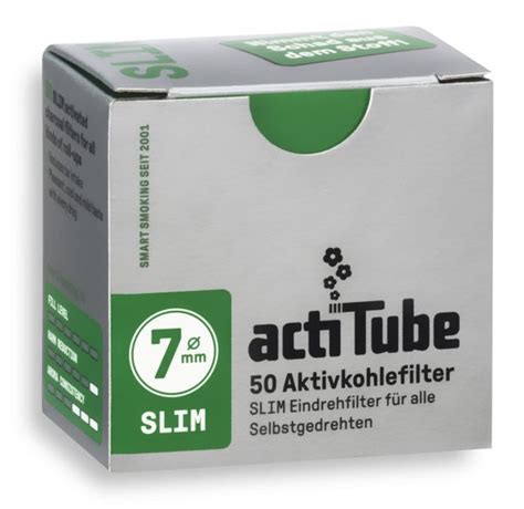 actiTube Aktivkohlefilter SLIM 50 Stück Magic Minden