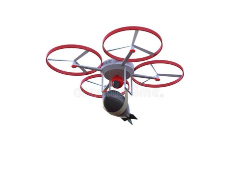 Drone attack bomb 3d stock illustration. Illustration of attack - 50738544