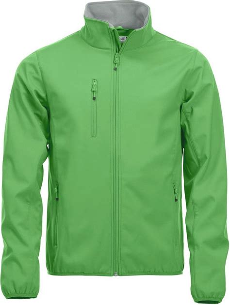 Clique Basic Softshell Jas Heren Appelgroen Maat M Bol