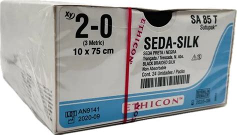 Sutura Seda Silk 2 0 Ref Sa 85 T Ethicon Envío Gratis