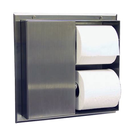 Partition Mounted Multi Roll Tissue Dispenser Washroom