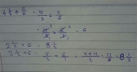 Hasil Dari Tex Frac Frac Div Frac Tex