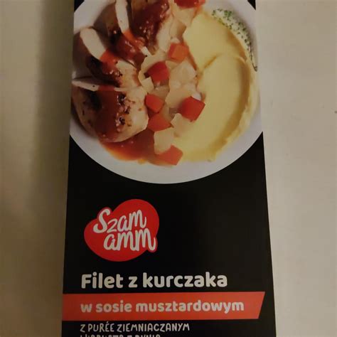 Szamamm Filet Z Kurczaka W Sosie Musztardowym Kalorie Kj I Warto Ci