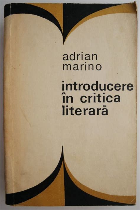 Introducere In Critica Literara Adrian Marino