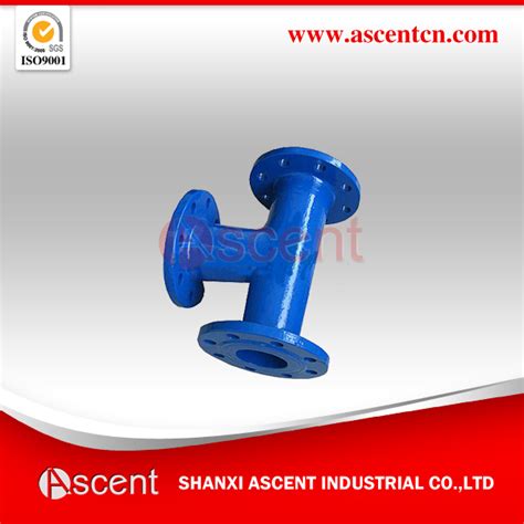 Ductile Iron Pipe Fittings All Flanged Tee High Quality Ductile Iron