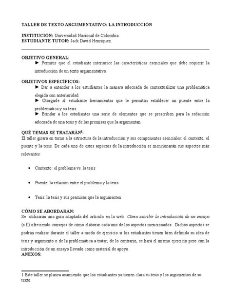 Pdf Introducci N Texto Argumentativo Dokumen Tips