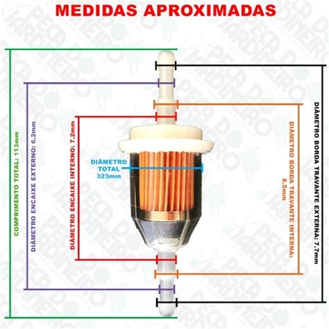 Filtro de Combustível Motor a Gasolina Kawashima