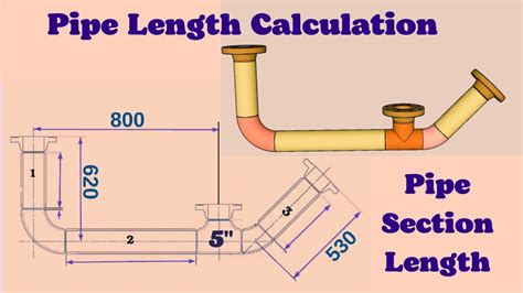 Pipe Length Calculation How To Calculate The Cut Length Of Pipes In A