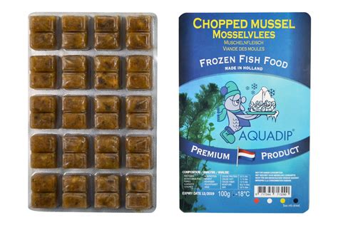 AQUADIP Chopped Mussel 100 Gram Blister Frozen AQUADIP Frozen