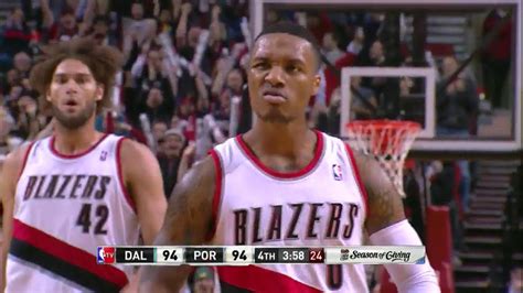 Damian Lillard Full Highlights Vs Mavericks 2013 12 07 32 Points 5