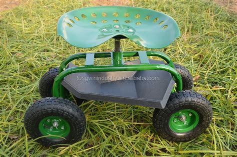 Garden Caddy Tractor Seat On Wheels Buy Caddy Tractor Seat Garden Seat With Wheels Four Wheel