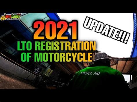 Lto Renewal Of Motorcycle Registration Step By Step Guide Youtube