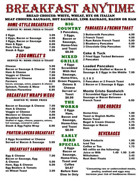 Menu at J & J's Family Restaurant & Catering, Pittsburgh