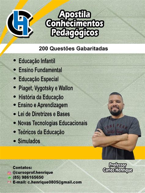 Apostila Conhecimentos Pedagógicos Pdf Grátis - Apostila - Conhecimentos Pedagógicos | PDF